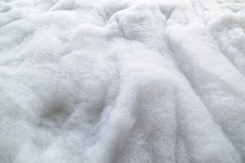 Spezial Schneewatte als Schneematte, weiß, 1,8 x 1,6 m, ca. 8 cm dick, 2,88 m², (EUR 13,85/m²), schwer entflammbar British Standard, Dekoschnee, Kunstschnee
