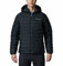 Columbia Powder Lite Hooded Jacket, Piumino Con Cappuccio Uomo, Nero, S