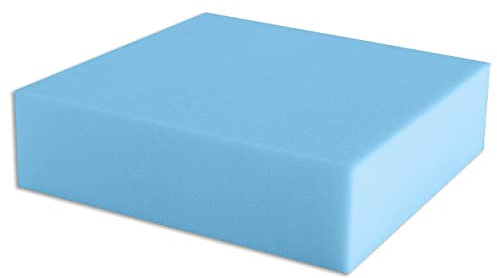 Pieza de Espuma a Medida 50 x 50 x 15 cm - Densidad 25 kg/m3 Extrafirme, para tapizar, sofás, colchones, Cojines, sillas