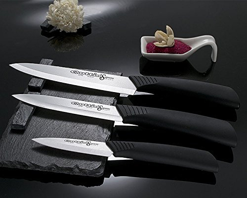 Quttin Ceramicos Set 3 Cuchillos Cocina.