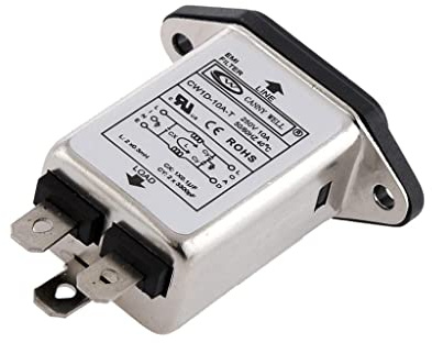 IEC 320 C14 Male Buchse Plattenmontage Netzfilter
