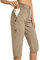 Jessie Kidden Damen Outdoor Quick Dry Convertible Wandern Angeln Zip Off Stretch Cargo Pants Klettern Stretch Hose #5818 26 Khaki #2030