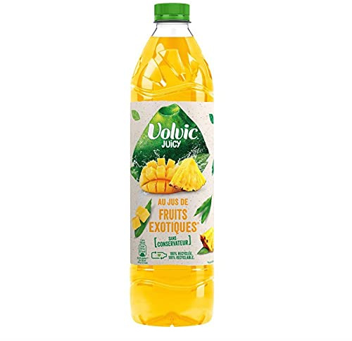 VOLVIC - Eau Fruitée Juicy Fruits Exotiques 1.5L - Lot De 4 - Vendu Par Lot