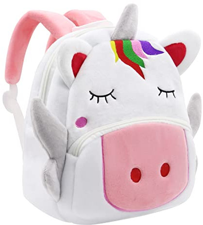 KozyOne Niedliche Tier Cartoon Rucksack Schultasche, für Kleinkind Kinder Jungen Mädchen, 3-6 Jahre alt, Kinder, Kinder, Unisex (Einhorn)