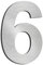 nanlyiau 3in/7.5cm edelstahl hausnummer hausnummern aus edelstahl zahlen Edelstahl aus massivem SUS304,selbstklebende hausnummern(3in number 6/9)