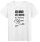 T-Shirt imprimé citation quand je bois je deviens céline dion ref 2589 Fabriqué en France - S