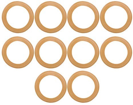 10PCs Rubber Piston Ring, Air Compressor Compression Piston Ring, Seals Rubber Kit, Insulated Pump Accessories for 550w OilFree Silent Air Compressor