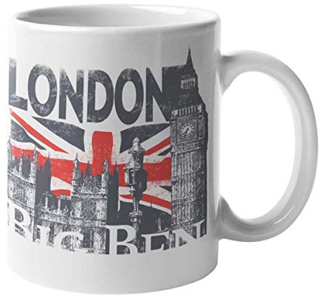 CHEMAGLIETTE! Tazza Stampata Divertente Idea Regalo Mug Simpatica Con Stampa London BB
