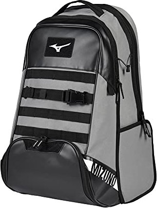 Mizuno MVP Rucksack 22, Anthrazit-Schwarz