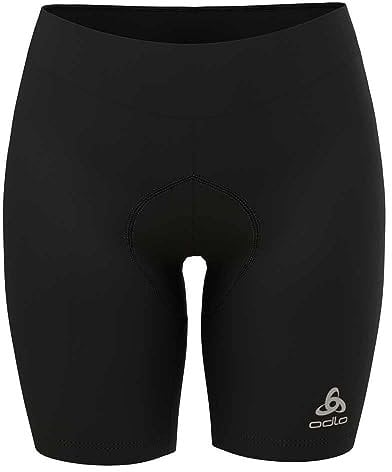 Odlo Fahrradhose Damen Kurz Essential I Gepolsterte Radlerhose Kurze Radlerhose I Damen