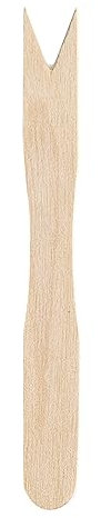 Cubiertos Desechables Madera 100% Natural, Reciclables (Tenedor Plano, 8,5 cm / 1000 unidades)