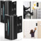Home Security Door Locks 2 Pack, Metal Door Reinforcement Locks, 3 Withstands 800 lbs of Impact for Inward Swing Doors, Defender Security Door Lock, Prevent Unauthorized Entry (Black)