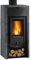 La Nordica 7116653 Asia BII Kaminofen Stahl Schwarz/Vulcan/A+
