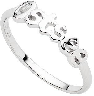 DUR Schmuck Ring OSTSEE, Silber 925/- rhodiniert (R5943) (54 (17,2 mm Ø))