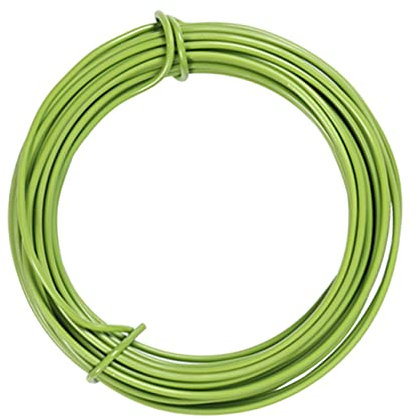 DOITOOL Grüne Ranken Grüne Ranken Grüne Krawatte Blumenstützpfahl Metallgitter-Krawatten Krawatte Blumen-Krawatten Klettergerüst Draht Eisendraht Weiches Pflanzenseil