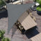 SUNNY GUARD Toldo Vela de Sombra Triangular 3x3x4.25m HDPE Transpirable protección UV para Patio,Jardín, Exteriores,Terraza, Color Gris Antracita