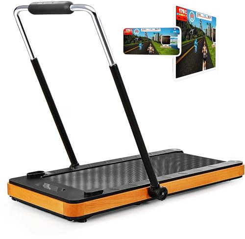 Clover Laufband Intelligentes T800, Trainingsmaschine 12 Zoll LCD, Walking pad für zuhause mit Fernbedienun