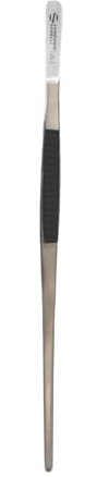 Ambrogio Sanelli, Pinza Chef, Pinza Cucina Professionale, in Acciaio Inox con Inserti in Silicone Nero, Resistente, Lavabile in Lavastoviglie, HACCP Ready, 30 cm