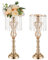 Inweder Gold Vase Hochzeit Tischdeko：2 Stück Metall Blumenständer für Tafelaufsatz mit Kronleuchter Kristall Hochzeit Tafelaufsätze für Tische 51.7cm Hohe Blumenvasen für Empfang Event Wohnkultur