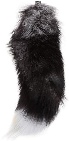Fuchsschwanz Künstlicher Fuchsschwanz Kostüm Halloween Cosplay Pelziger Fuchsschwanz Kostüm Tier Großer Fuchs Hund Wolfsschwanz Anzieh-Requisite 40 cm