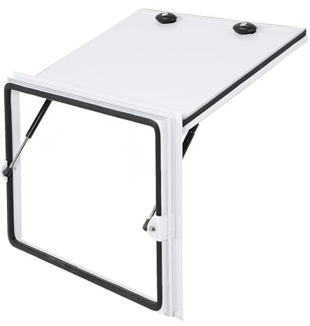 Porte de Compartiment de Chargement de Camping-Car, Porte de Trappe de Rangement pour Camping-Car 32 X 20 Pouces, à Bagages Carrée en Alliage D'aluminium Résistant aux