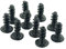 M3 x 8mm Flat Head TV Monitor Bracket Mounting Screws for Toshiba (Pack of 10)
