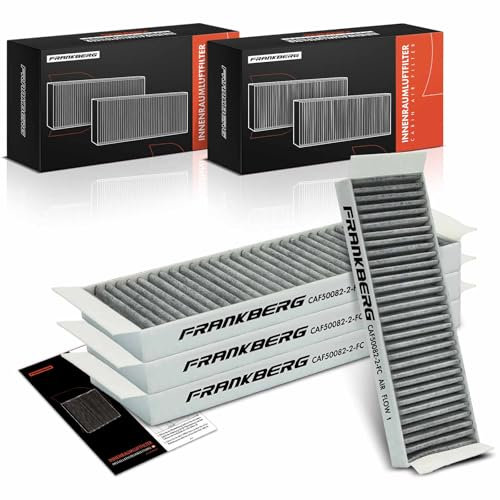 Frankberg 4x Filtro Aria Cabina Filtro Abitacolo Sotto la console centrale Compatibile con i20 PB PBT 1.2 1.4 1.1 CRDi 1.4 CRDi 1.2 LPG 1.4 LPG 1.6 CRDi 1.6 2008-2015 Compatta K1357-2X,907 807