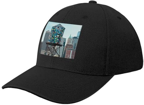 CIZIEOE Baseball Kappe Baseball Cap NYC - Brooklyn - Wasserturm Beauty Cap Baseball Cap Militär Cap Mann Strand Ausflug Golf Frauen Männer