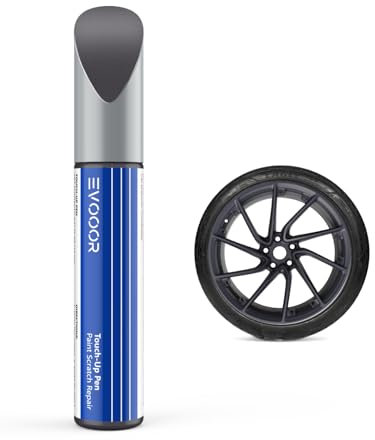 EVOOOR Tesla Lackstift für 2024 Model 3 Highland- DIY Curb Rash Repair Mit Farbe Matched Touch Up Farbe Incognito Grey (fits 20'' Performance Wrap wheel)