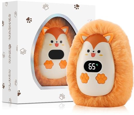 Electric Hand Warmer, Animal Design Heater, Adjustable Temperature Warmer, Portable Hand Heater with Cute Animal Design and Adjustable Temperature for Kids and Adults (1 Piece)