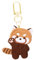 JISADER Roter Panda Schlüsselanhänger Plüsch, Cartoon Red Panda Keychain Hanging Ornament, Plüsch Panda Schlüsselanhänger, Panda Keychain für Rucksack, Autoschlüssel, Handy, Tasche, Style A