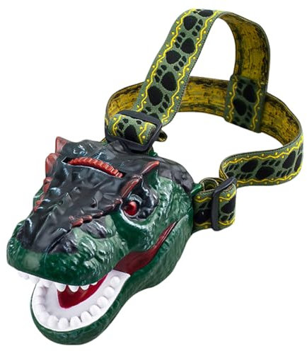 Dinosaur Headlamp Projector Night Light Headlamp Dinosaur Projector Toy,Roar Sound Early Education Toy Projector Flashlight for Children Aged 3 Years Old