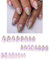 24Pcs Flower Press on Nails, Short Almond French Tip Glossy False Nails with Elegant Daisy Lavender Flower Design, Summer Stick on Fake Nails with Glue and Adhesive