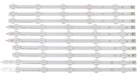 RCBCPLGLNK Rétroéclairage LED Compatible for téléviseur LG 42 Pouces 42 ROW2.1 6916L-1412A 6916L-1413A 6916L-1414A 6916L-1415A 6916L-1214A/1215A/1216A/1217A Bande Lumineuse pour téléviseur