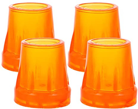 WRITWAA 4pcs Crutch Feet Mat Durable Slip Crutch Stick Leg Covers for Enhanced Stability Suitable for Seniors and Patients Easy to Install Abrasion Resistant and Flexible Protection