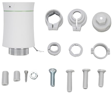 Garosa Vanne Thermostatique Intelligente Radiateur Écran LCD Commande Vocale APP Programmation Flexible pour Système Chauffage Domestique Maison Économe Énergie
