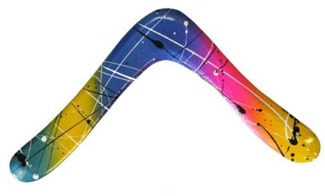 Blue Angel Wooden Boomerangs - for Kids 8-18