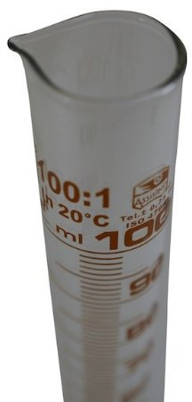 'Hecht' Messzylinder 100 ml - Laborglas