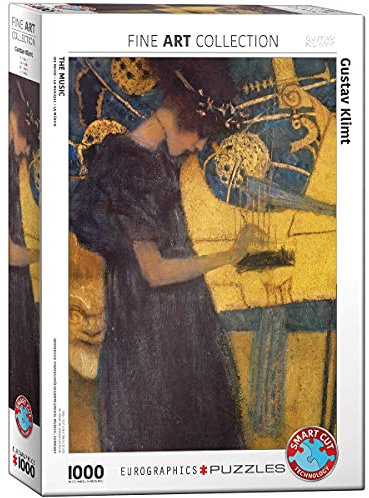 Eurographics 6000-1991 Vintage Christmas Cards Gustav Klimt Puzzle, Mehrfarbig, 68x48cm