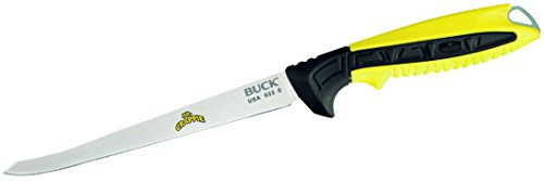 Buck Erwachsene Filetiermesser, Modell 033 Mr. Crappie, Stahl 420HC, Thermoplast Nylon-Griff, Kunststoff-Scheide Anglermesser, Mehrfarbig, One Size