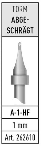 Stannol A-1-HF Lötspitze, abgeschrägt, Inhalt 1 Stück