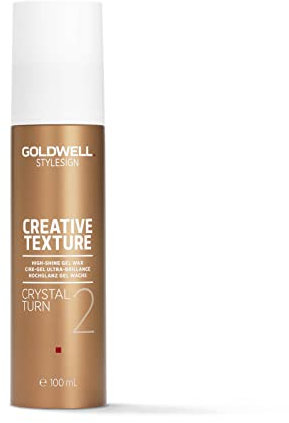 Goldwell Stylesign Creative Texture Crystal Turn Hochglanz Gel Wachs für glattes, welliges und lockiges Haar, 100 ml