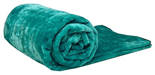 Papa Jones Ltd Soft Warm Faux Fur Throw Sofa Bed Blanket, Fluffy Reversible Blankets, Pure Polyester Lightweight And Breathable Microfiber For Bed Couch Sofa, X-Large (200cm x 240cm), Teal
