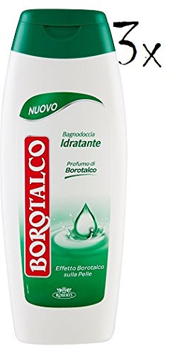 3x BOROTALCO Idratante Duschcreme shower gel Schaumbad foam bath Badeschaum 500ml
