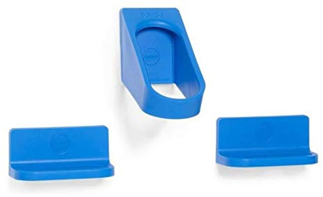 Cycloc Hero - Wall Mount Bike Storage Rack – Horizontal Pedal Hung Cycle Storage For Platform Pedals - Blue