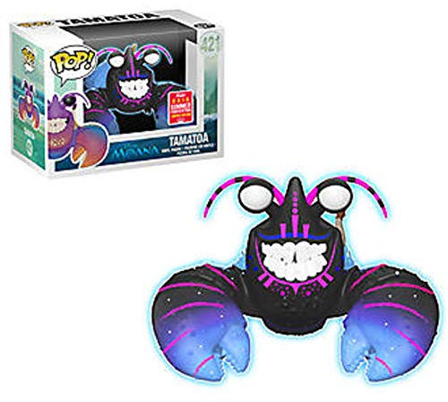 Funko Pop! Disney # 421 Moana Glow en The Dark Tamatoa (Exclusiva de la Convención de Verano 2018)