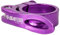 Drahtesel Sgancio rapido per bicicletta, reggisella, morsetto per sella, anello di serraggio, morsetto per reggisella (viola, 34,9 mm)