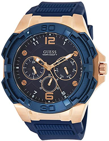 Guess Herren Multi Dial Uhr Genesis mit Silikonband