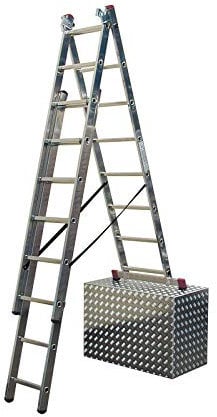 Krause Corda Aluleiter 4,5m Multifunktionsleiter Vielzweckleiter Mehrzweckleiter