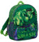 Jungen-Rucksack mit 3D-Motiv Incredible Hulk, Marvel Avengers, Schule, Mittagessen, Reiserucksack